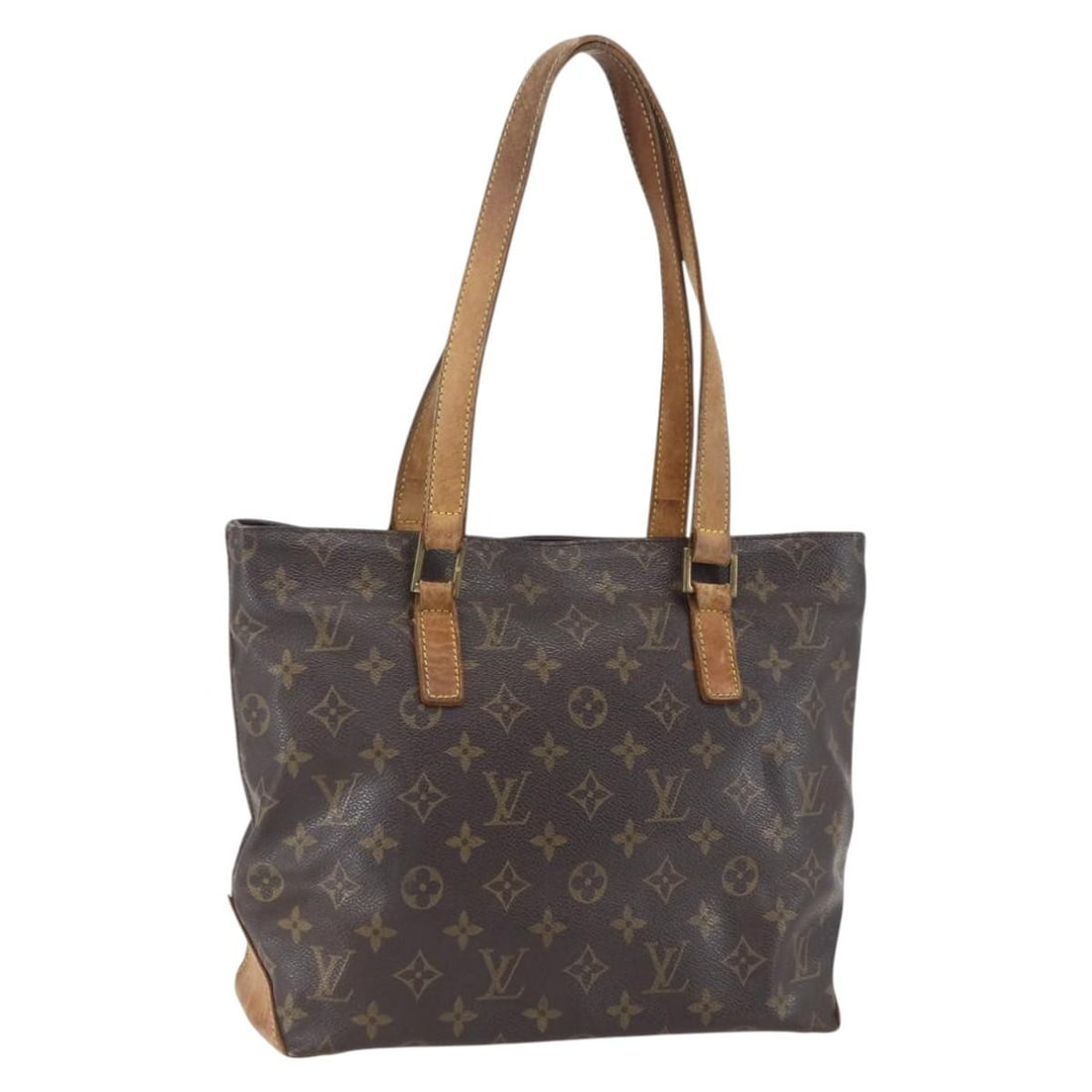 Louis Vuitton M51148 Cabas Piano Monogram Canvas Tote: Louis Vuitton M51148 Cabas Piano Monogram Canvas Tote Louis Vuitton Cabas Piano tote bag in Monogram canvas, designed for women and made in France. This bag includes the item only; the item box and du