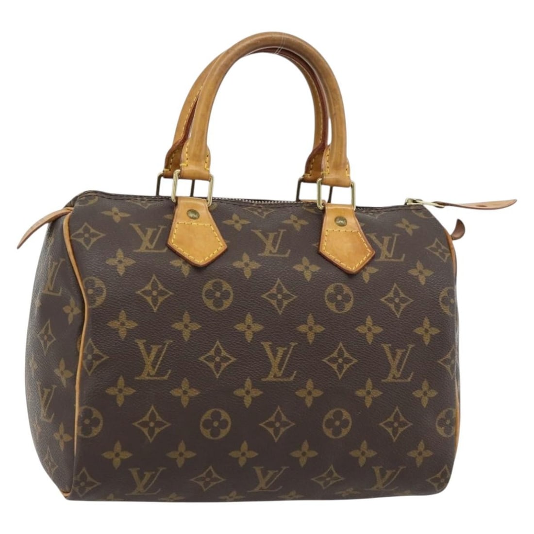 Louis Vuitton M41528 Speedy 25 Monogram Canvas Handbag: Louis Vuitton M41528 Speedy 25 Monogram Canvas Handbag Louis Vuitton Speedy 25 handbag in Monogram canvas, made in France. This women's handbag comes as the bag only; item box and dust bag are not inc