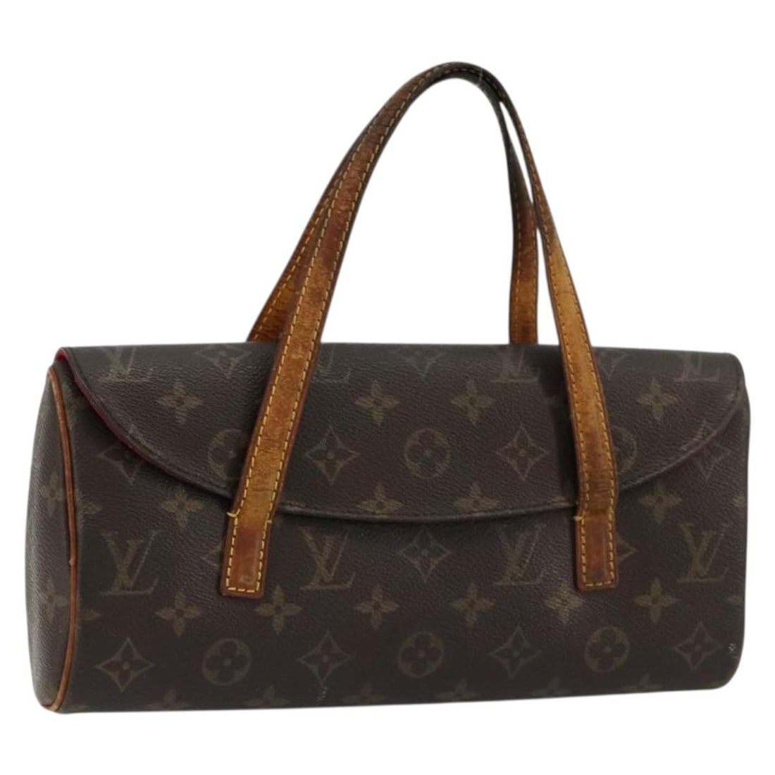 Louis Vuitton M51902 Sonatine Monogram Canvas Women's Handbag: Louis Vuitton M51902 Sonatine Monogram Canvas Women's Handbag Louis Vuitton Sonatine handbag in Monogram canvas, made in France. This women's handbag is offered without the original box or dust bag; o