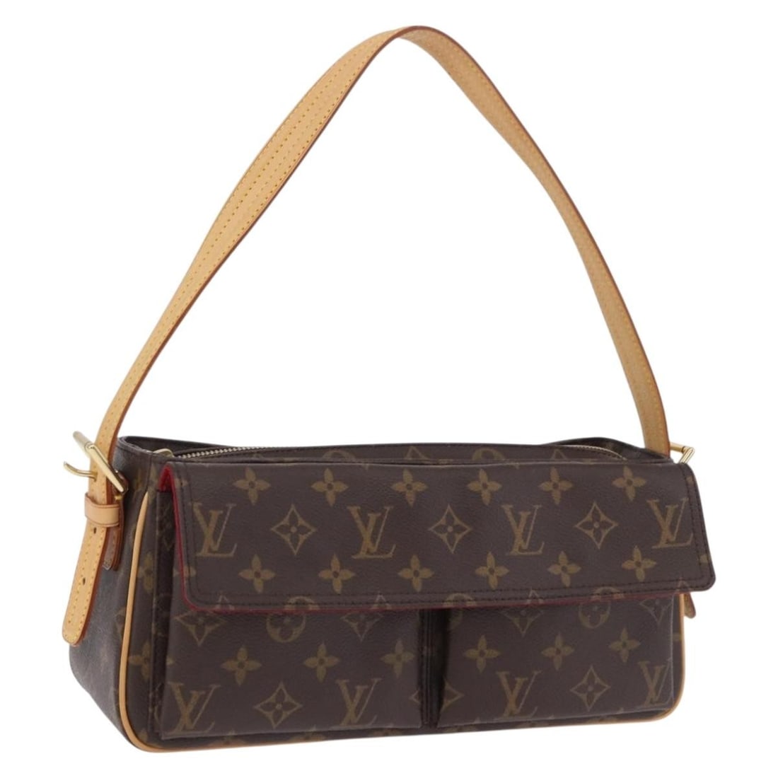 Louis Vuitton Viva Cite MM Monogram Canvas Shoulder Bag M51164: Louis Vuitton Viva Cite MM Monogram Canvas Shoulder Bag M51164 Louis Vuitton Viva Cite MM shoulder bag in Monogram canvas with an adjustable shoulder strap and dust bag included. Made in France, this 