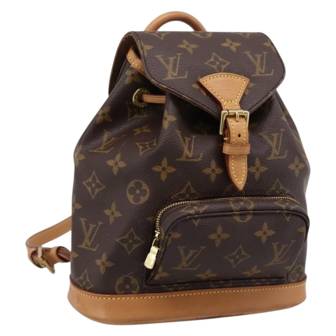 Louis Vuitton M51137 Montsouris PM Monogram Canvas Backpack: Louis Vuitton M51137 Montsouris PM Monogram Canvas Backpack Louis Vuitton Monogram Montsouris PM backpack in monogram canvas. This women's backpack was made in France and includes only the item shown;