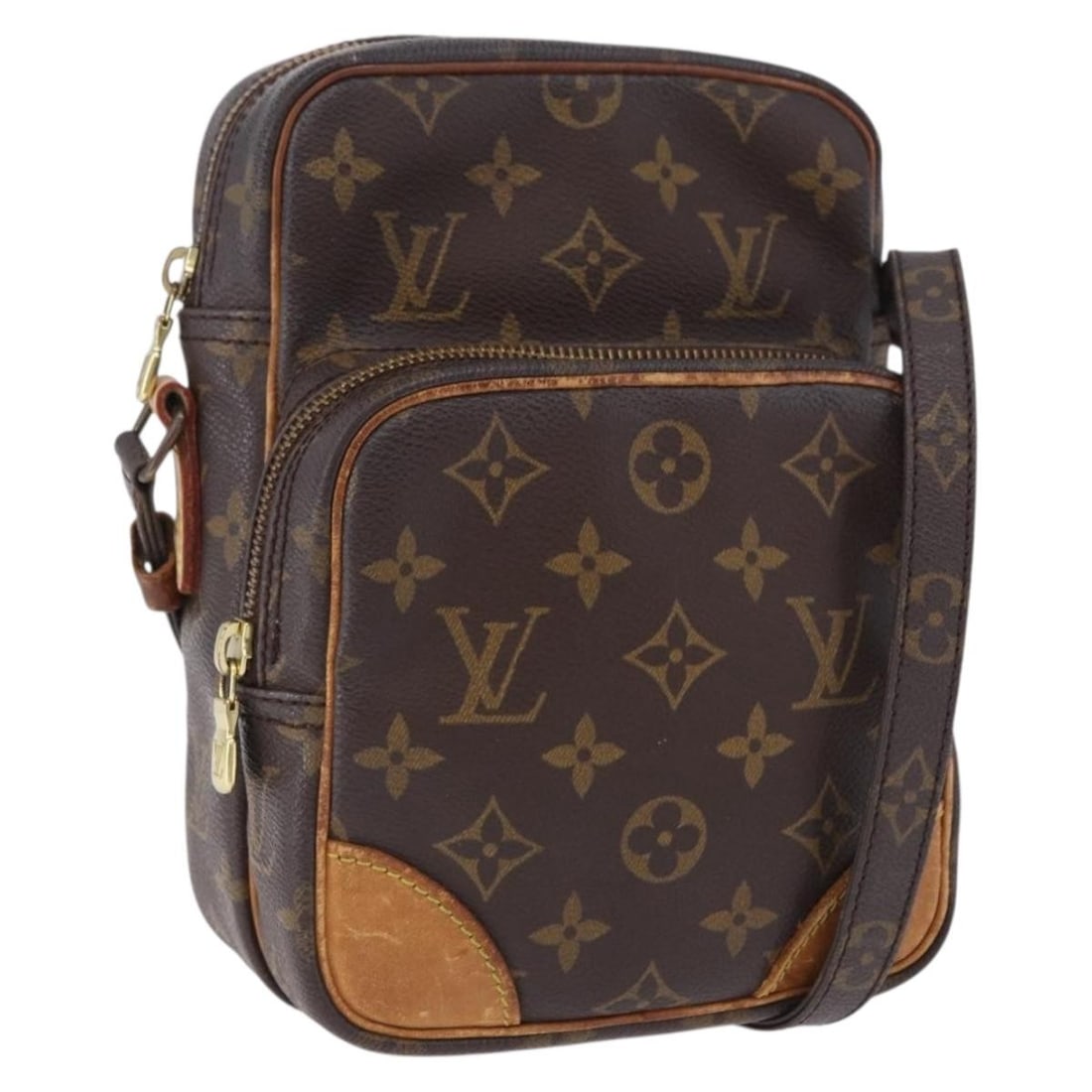 Louis Vuitton Amazon Monogram Canvas Shoulder Bag M45236 France: Louis Vuitton Amazon Monogram Canvas Shoulder Bag M45236 France Louis Vuitton Monogram Amazon shoulder bag in monogram canvas, made in France. This women's bag features an adjustable shoulder strap an