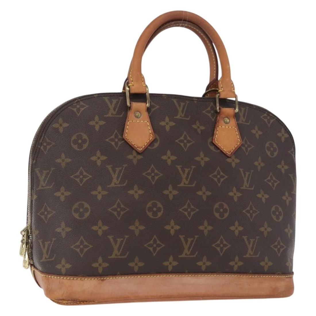Louis Vuitton M51130 Alma Monogram Canvas Handbag France: Louis Vuitton M51130 Alma Monogram Canvas Handbag France Louis Vuitton Alma handbag in Monogram canvas, made in France. This women's handbag is offered without the original box or dust bag; only the i