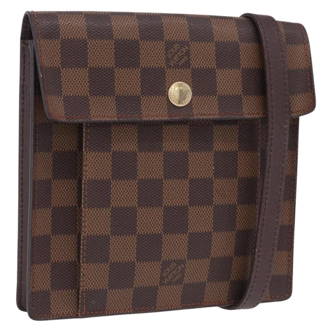 Louis Vuitton Pimlico Shoulder Bag Damier Ebene Canvas N45272: Louis Vuitton Pimlico Shoulder Bag Damier Ebene Canvas N45272 Louis Vuitton Pimlico shoulder bag in Damier Ebene canvas with an adjustable shoulder strap. This women's bag was made in France and inclu