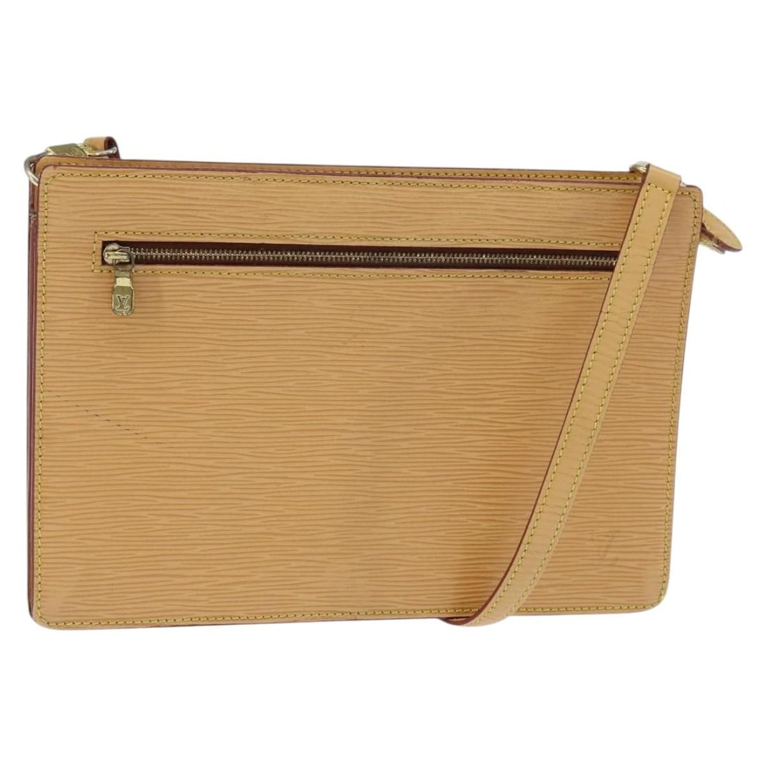 LOUIS VUITTON Epi Angian Shoulder Bag Beige M52116 Auth MI8904: LOUIS VUITTON Epi Angian Shoulder Bag Beige M52116 Auth MI8904 This authentic Louis Vuitton Epi Angian Shoulder Bag is crafted from durable beige Epi leather, showcasing the brand's signature style. T