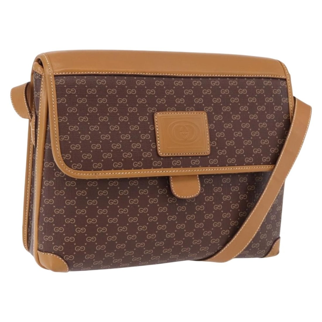Gucci 001 261 0688 Micro GG PVC Leather Shoulder Bag Brown Gold: Gucci 001 261 0688 Micro GG PVC Leather Shoulder Bag Brown Gold Gucci Micro GG Supreme shoulder bag in brown and gold PVC leather with Micro Small GG canvas. This women's shoulder bag is made in Italy