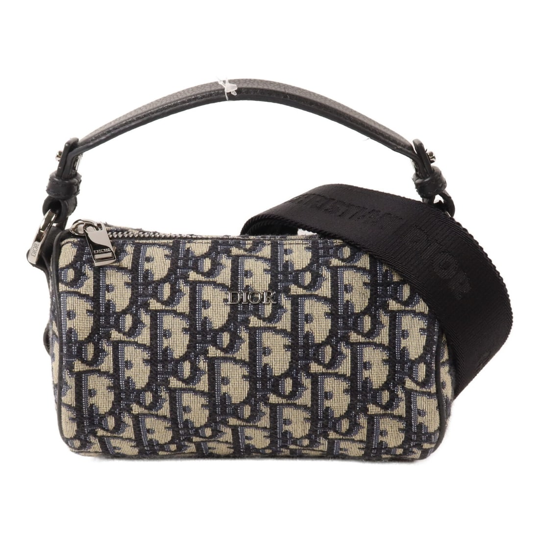 Dior Mini Roller 2way Shoulder Bag Blue Canvas CD SHW (1 of 14)