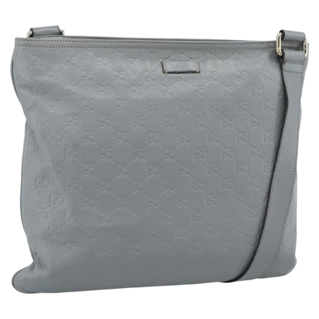 Gucci 201446 Guccissima GG Canvas Leather Shoulder Bag Gray Gold: Gucci 201446 Guccissima GG Canvas Leather Shoulder Bag Gray Gold Gucci Guccissima shoulder bag in gray GG canvas and leather with gold-tone accents. Made in Italy, this women's shoulder bag is from pr