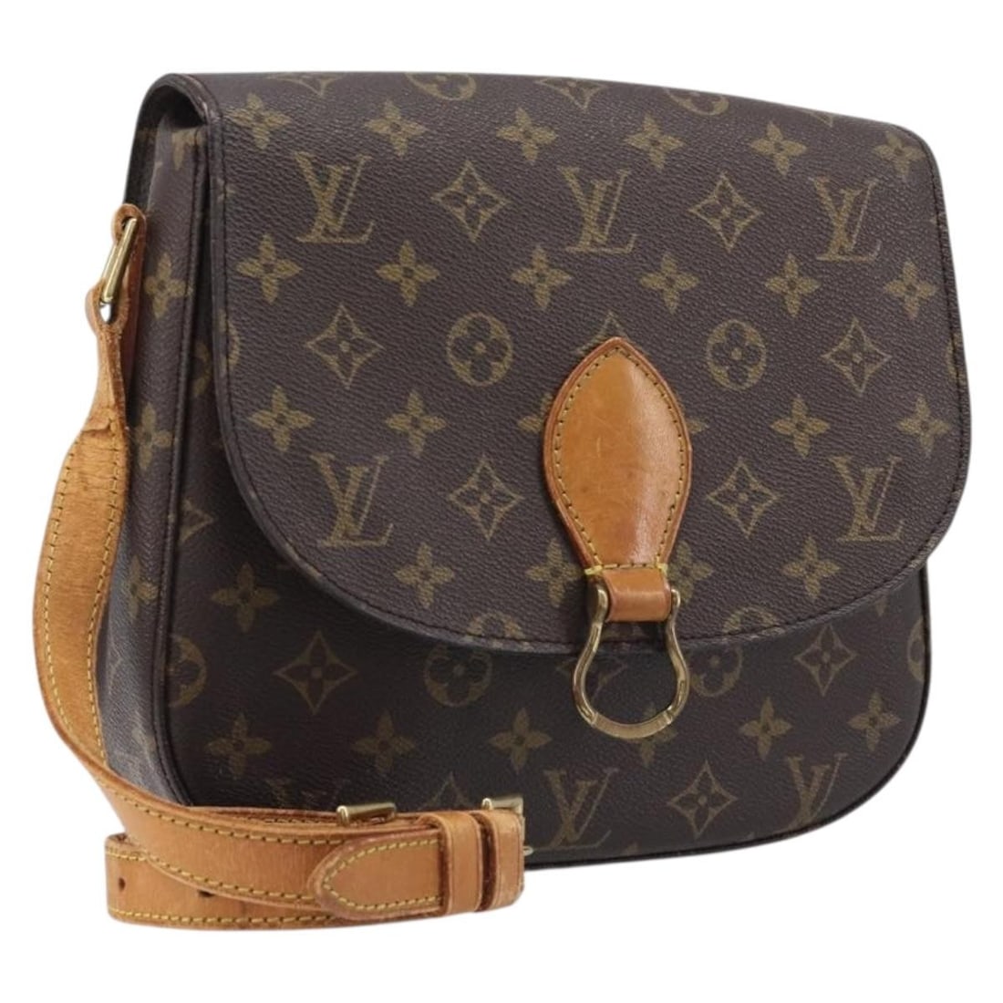 Louis Vuitton M51242 Saint Cloud GM Monogram Canvas Shoulder Bag: Louis Vuitton M51242 Saint Cloud GM Monogram Canvas Shoulder Bag Louis Vuitton Saint Cloud GM shoulder bag in Monogram canvas, made in France. This women's bag includes the shoulder bag only; item box