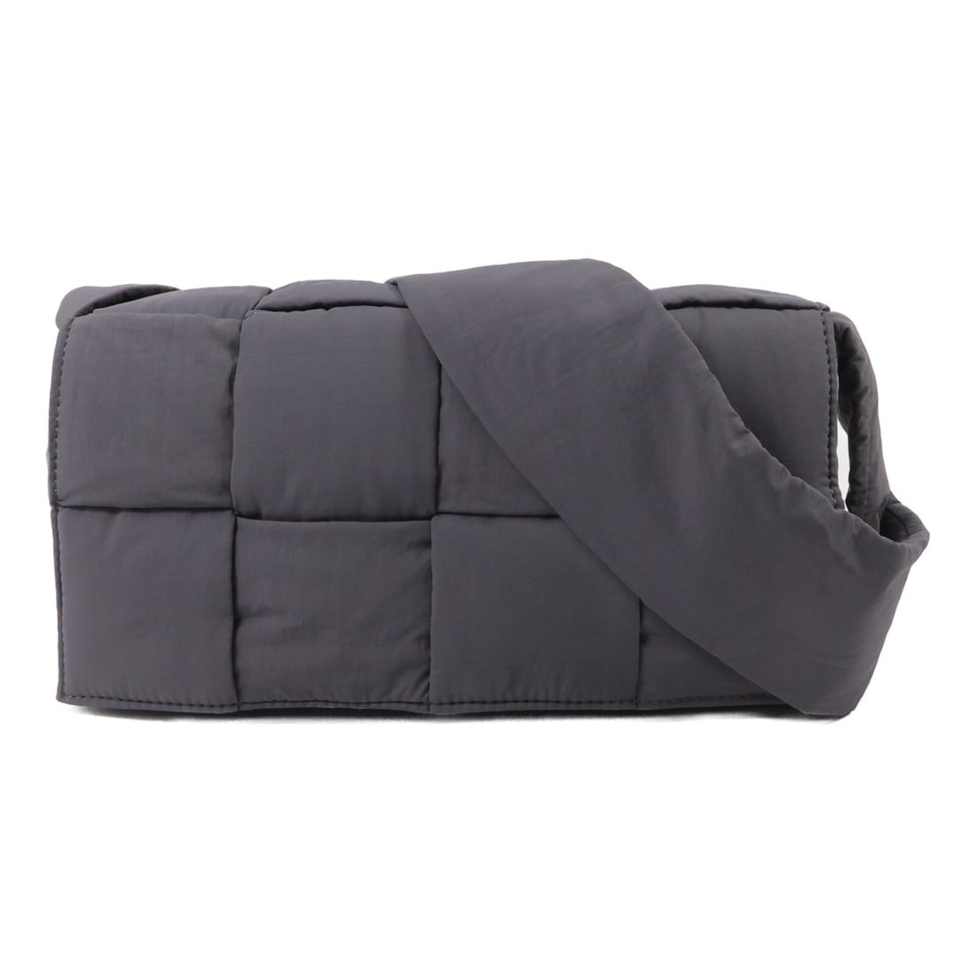 BOTTEGA VENETA Padded Tech Cassette Nylon Shoulder Bag Gray (1 of 16)