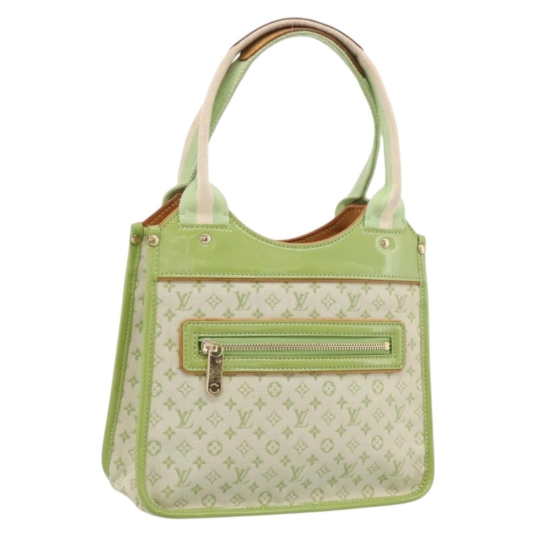 Louis Vuitton M92931 Monogram Mini Hand Bag Almond Green (1 of 18)