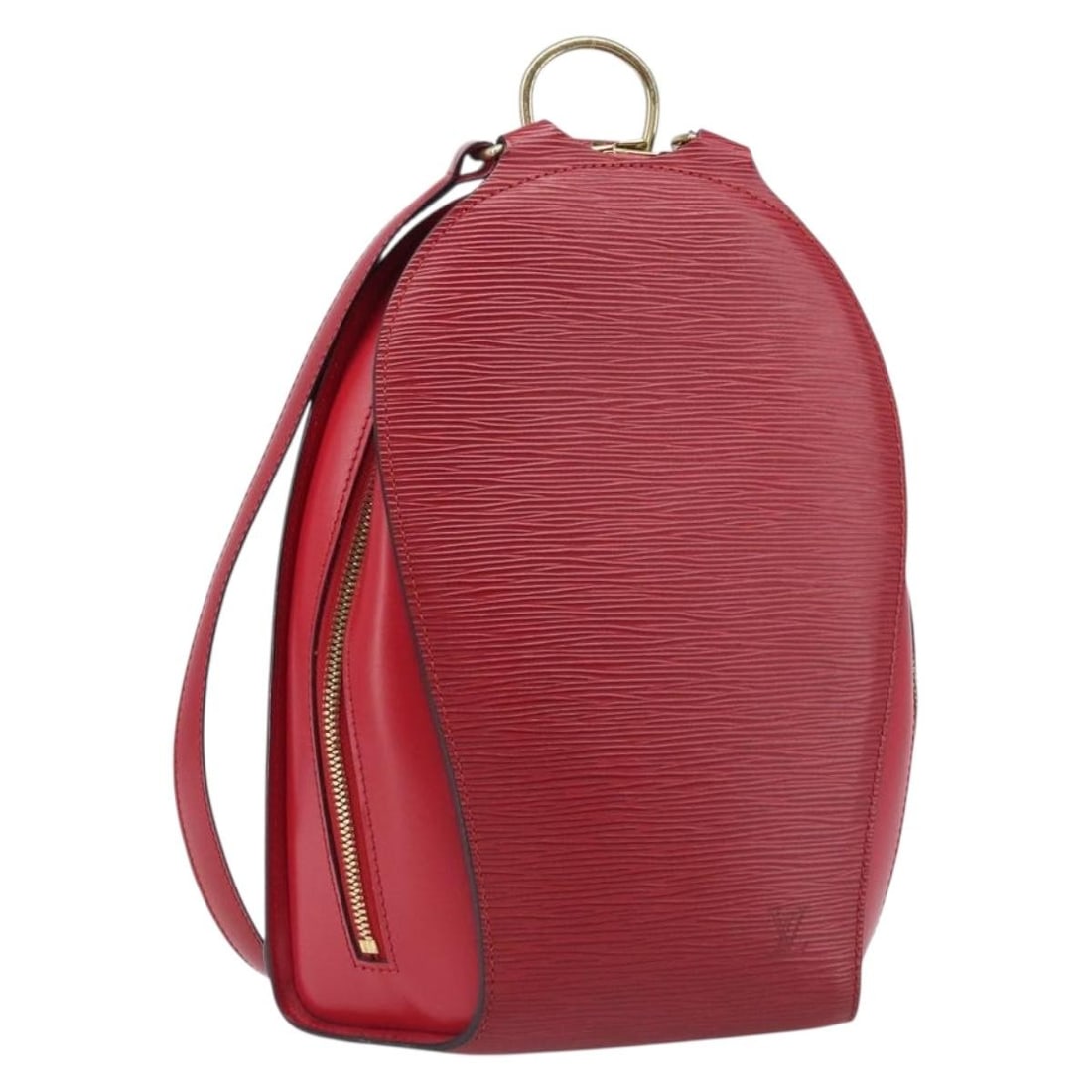 Louis Vuitton M52237 Mabillon Epi Leather Backpack Castilian Red: Louis Vuitton M52237 Mabillon Epi Leather Backpack Castilian Red Louis Vuitton Mabillon backpack in Castilian Red Epi leather. This women's backpack is made in France and includes only the item shown.