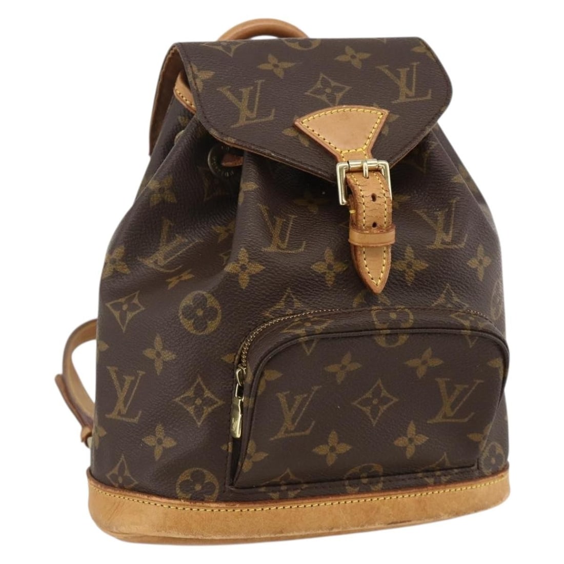 Louis Vuitton M51137 Montsouris PM Monogram Canvas Backpack (1 of 18)