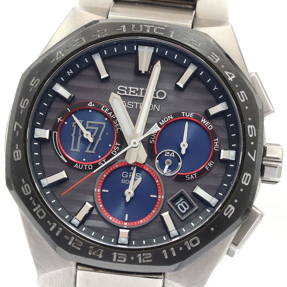 SEIKO Astron Nexter SBXC141 Shohei Ohtani 2023 mens chronograph watch: SEIKO Astron Nexter SBXC141 Shohei Ohtani 2023 mens chronograph watch Seiko Astron Nexter Shohei Ohtani 2023 limited edition men's wristwatch with solar radio controlled movement and chronograph styli