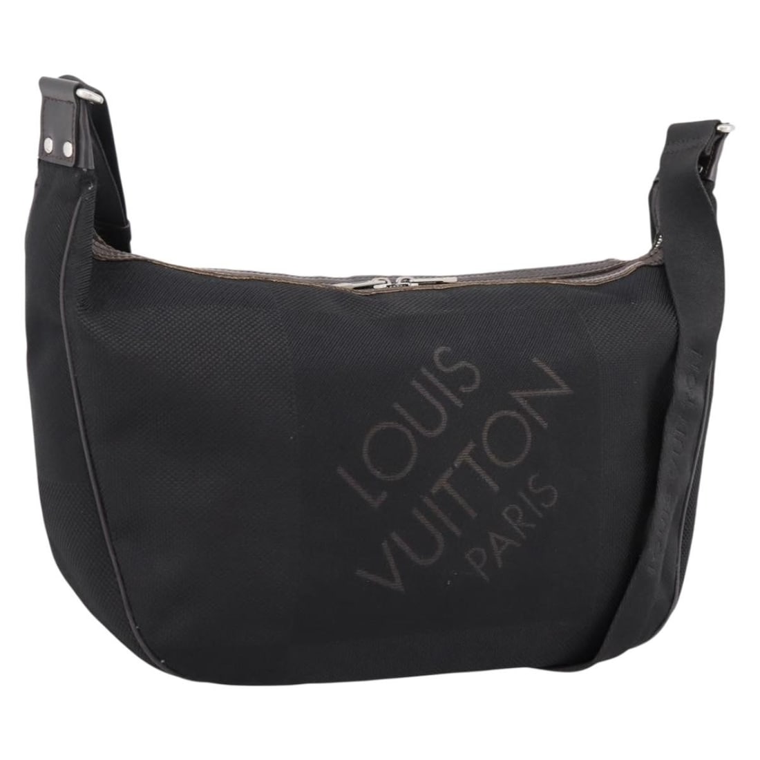 Louis Vuitton M93616 Damier Geant Black Canvas Shoulder Bag: Louis Vuitton M93616 Damier Geant Black Canvas Shoulder Bag Louis Vuitton Damier Geant Explorateur shoulder bag in black canvas. This women's shoulder bag is made in France and includes the bag only; 