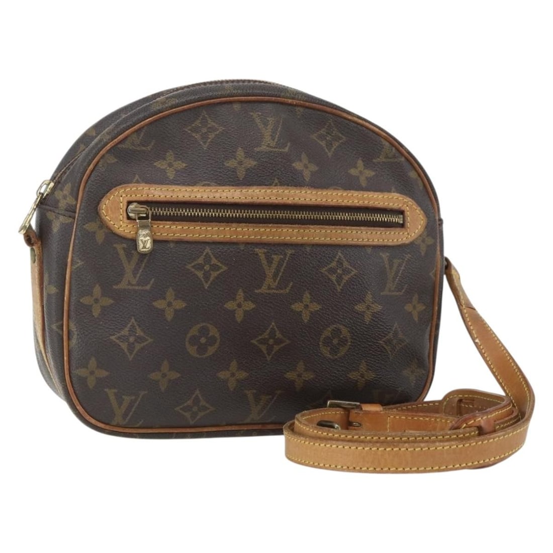 Louis Vuitton M51222 Senlis Monogram Canvas Shoulder Bag: Louis Vuitton M51222 Senlis Monogram Canvas Shoulder Bag Louis Vuitton Senlis shoulder bag in Monogram canvas with an adjustable shoulder strap. Made in France, this women's bag shows heavy overall we