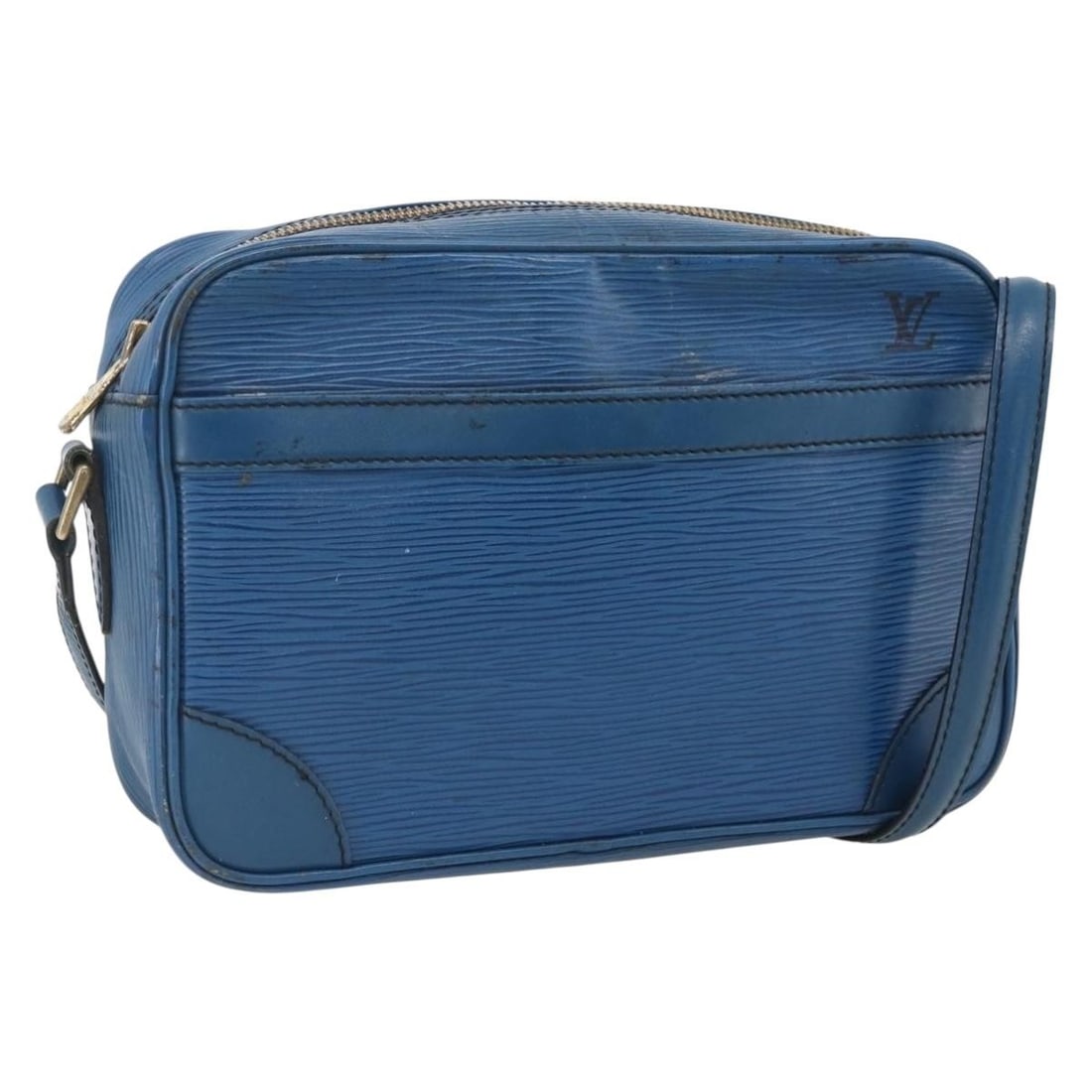 Louis Vuitton M52305 Trocadero 23 Blue Epi Leather Shoulder Bag: Louis Vuitton M52305 Trocadero 23 Blue Epi Leather Shoulder Bag Louis Vuitton Epi Trocadero 23 shoulder bag in blue Epi leather. This women's shoulder bag is made in France and features an adjustable 