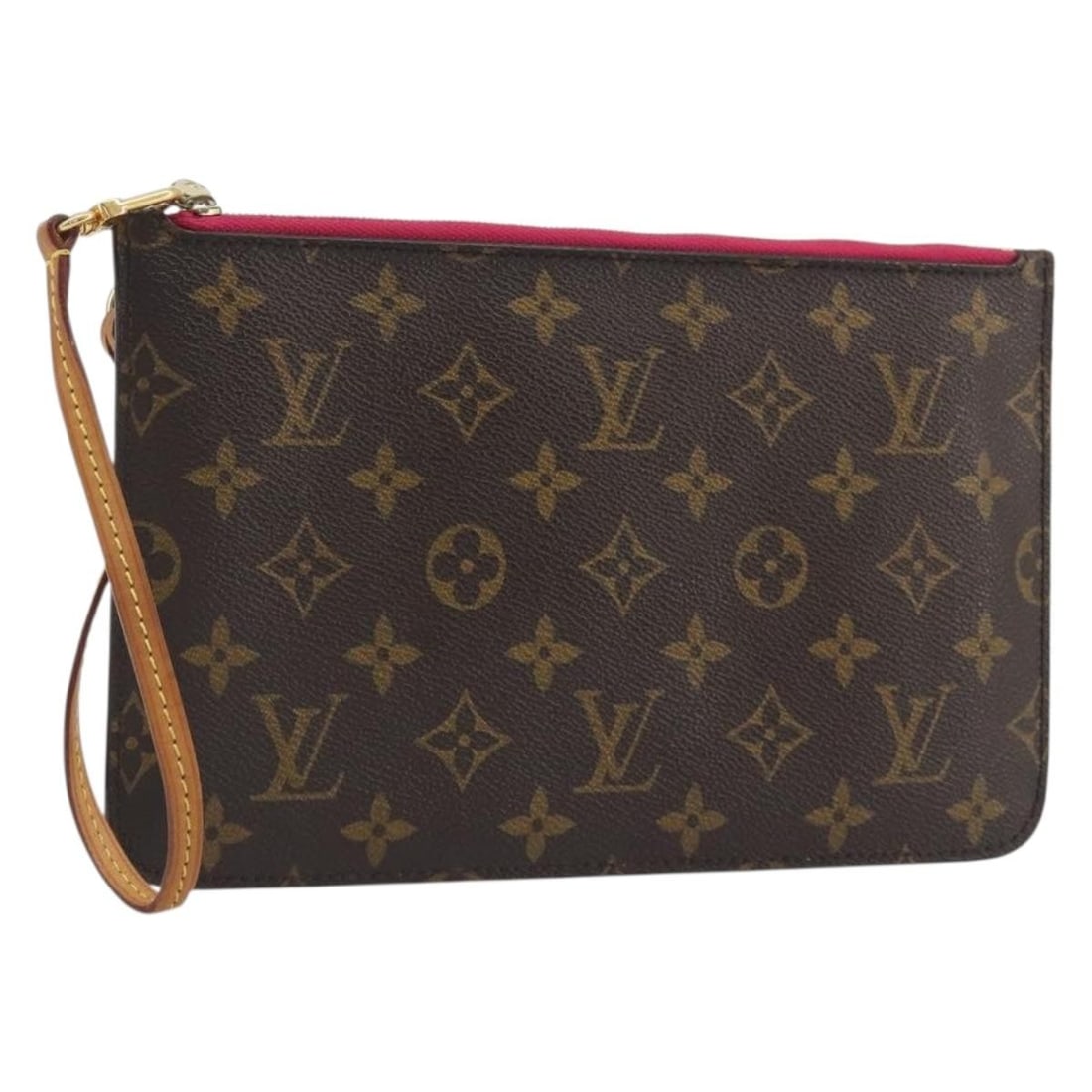Louis Vuitton Neverfull MM Monogram Canvas Accessory Pouch France: Louis Vuitton Neverfull MM Monogram Canvas Accessory Pouch France Authentic Louis Vuitton Neverfull MM accessory pouch in Monogram canvas. This women's pouch was made in France and is offered without 