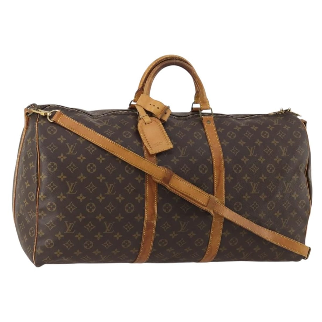 Louis Vuitton M41412 Keepall Bandouliere 60 Monogram Canvas Boston Bag: Louis Vuitton M41412 Keepall Bandouliere 60 Monogram Canvas Boston Bag Louis Vuitton Monogram Keepall Bandouliere 60 Boston Bag, made in France from Monogram Canvas. This women's bag comes in the Mono