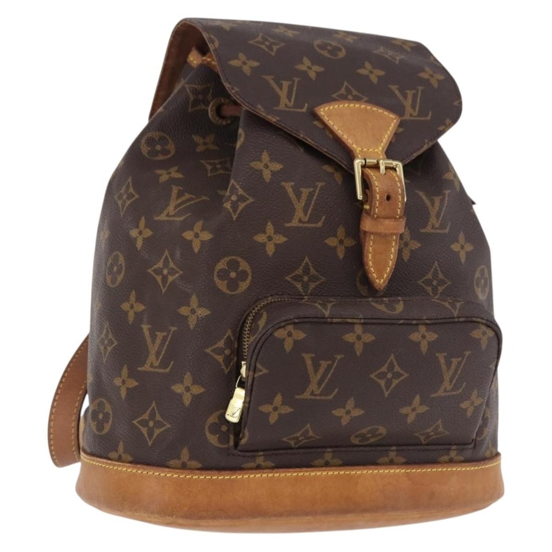 Louis Vuitton M51136 Montsouris MM Monogram Canvas Backpack: Louis Vuitton M51136 Montsouris MM Monogram Canvas Backpack Louis Vuitton Montsouris MM backpack in Monogram canvas, made in France. This women's backpack is offered as the item only, without the orig