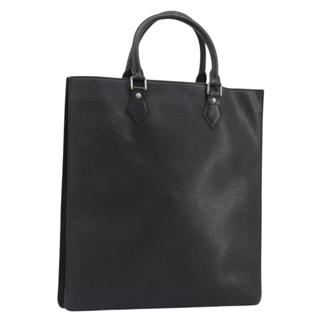Louis Vuitton M59082 Sac Plat Epi Leather Tote Black: Louis Vuitton M59082 Sac Plat Epi Leather Tote Black Louis Vuitton Sac Plat handbag in black Epi leather. This women's bag was made in France and includes the bag only; item box and dust bag are not i