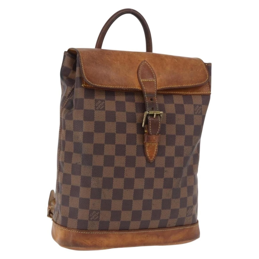 Louis Vuitton N99038 Arlucan Backpack Damier Ebene Canvas France: Louis Vuitton N99038 Arlucan Backpack Damier Ebene Canvas France Louis Vuitton Arlucan backpack in Damier Ebene canvas, made in France. This women's backpack is offered as the item only; the original 