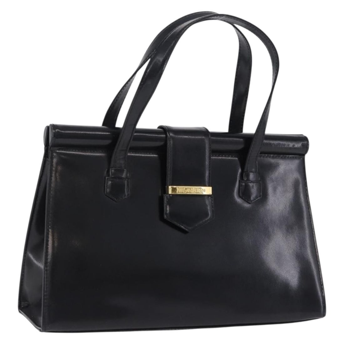 Saint Laurent 311210 leather handbag black with gold tone hardware: Saint Laurent 311210 leather handbag black with gold tone hardware Saint Laurent women's leather handbag in black with gold-tone accents. This Italy-made bag includes the photographed item only; item 