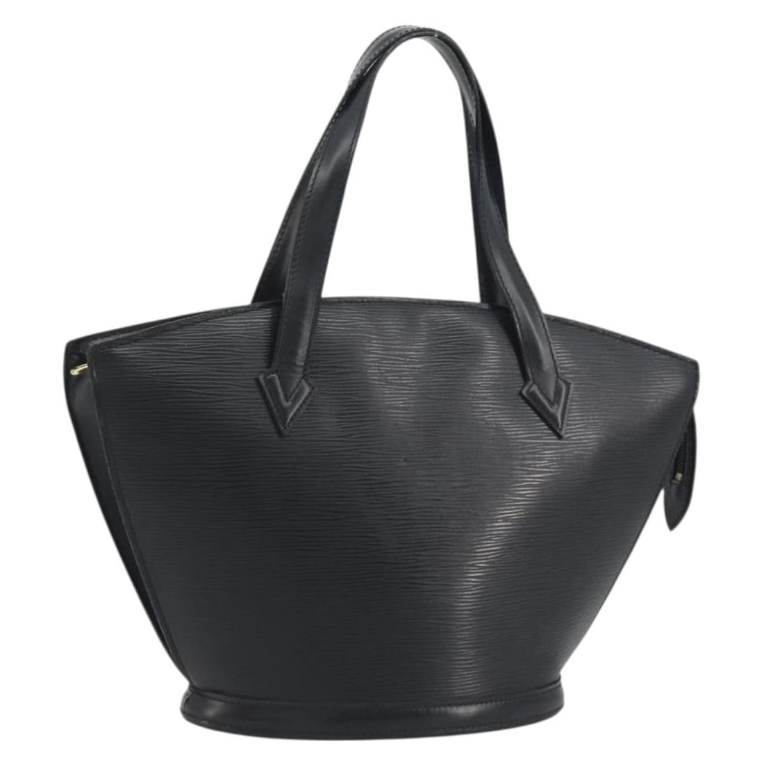Louis Vuitton M52272 Saint Jacques Epi Leather Shoulder Bag Black: Louis Vuitton M52272 Saint Jacques Epi Leather Shoulder Bag Black Louis Vuitton Saint Jacques shopping bag in black Epi leather with a shoulder bag silhouette and model number M52272. Made in France, 