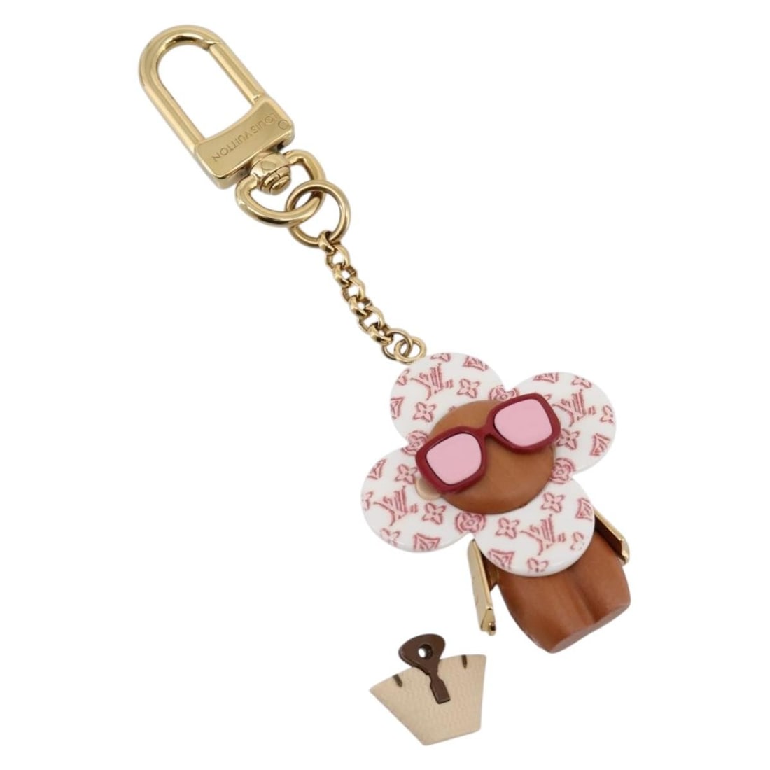 Louis Vuitton M02591 Vivienne Summer Monogram Metal Charm: Louis Vuitton M02591 Vivienne Summer Monogram Metal Charm Louis Vuitton Monogram Vivienne Summer Vivienne charm in brown metal. This women's charm includes the dust bag and item box. Condition is heav