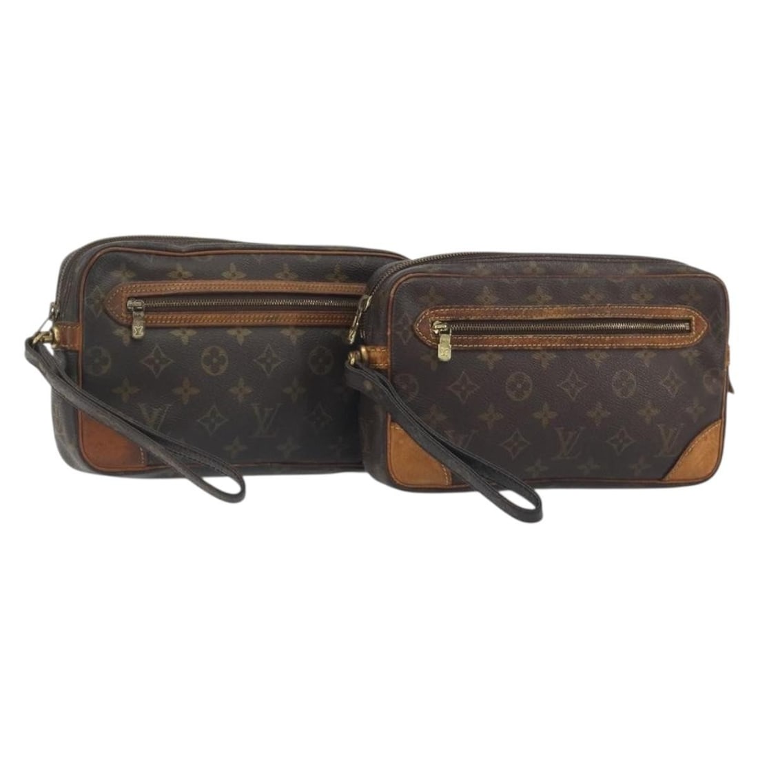 2 Louis Vuitton Marly Dragonne GM Monogram Canvas Clutch Bags M51825 (1 of 15)
