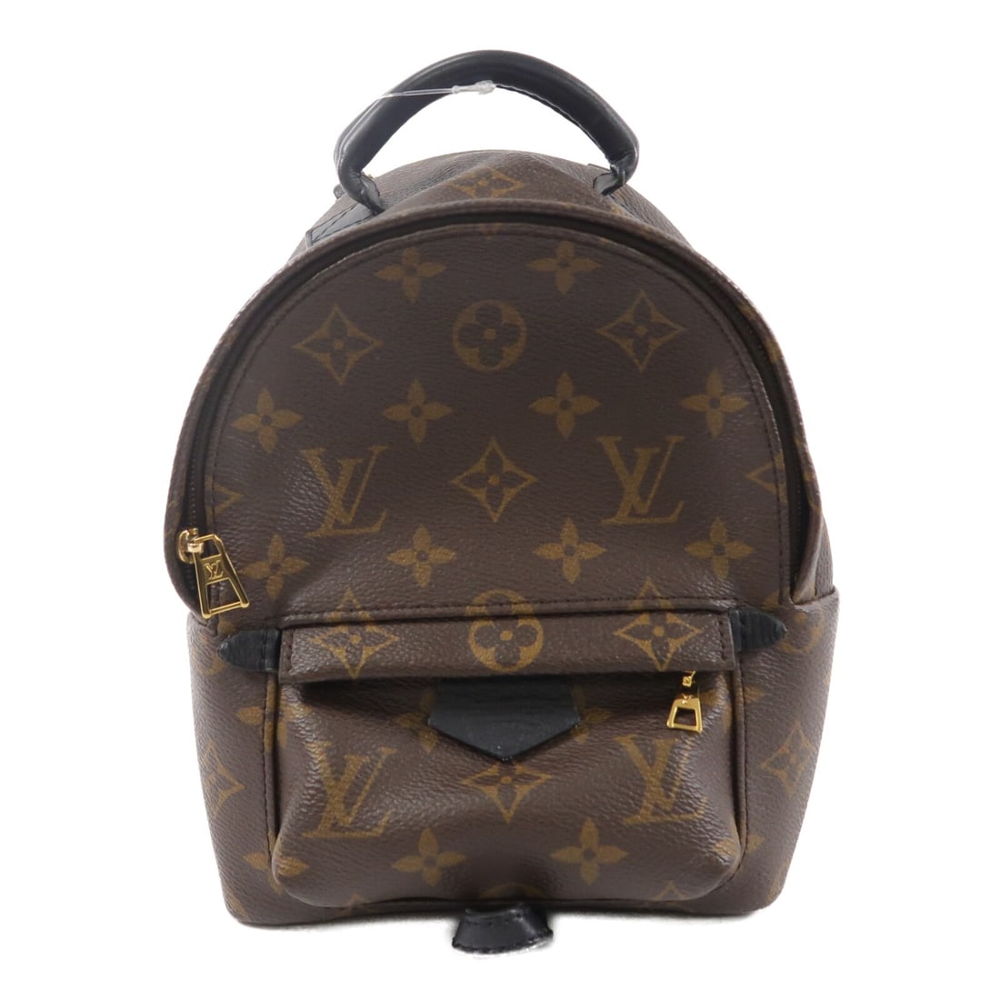 Louis Vuitton Palm Springs Mini Monogram Rucksack M41526 Brown GHW: Louis Vuitton Palm Springs Mini Monogram Rucksack M41526 Brown GHW A Louis Vuitton Palm Springs Mini Rucksack handbag in Brown, featuring Monogram and PVC coated canvas construction. This women's regu
