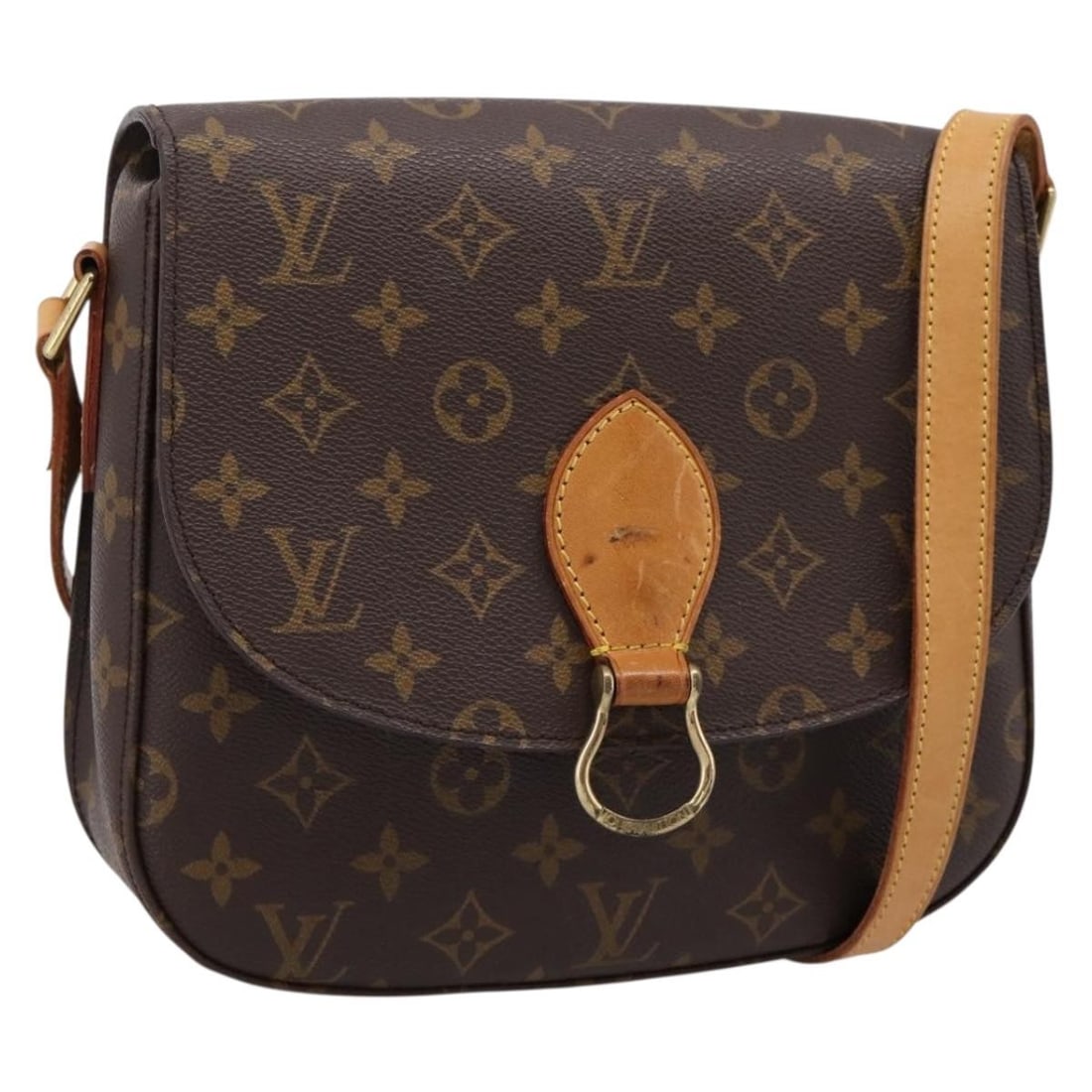 Louis Vuitton M51242 Saint Cloud GM Monogram Canvas Shoulder Bag: Louis Vuitton M51242 Saint Cloud GM Monogram Canvas Shoulder Bag Louis Vuitton Saint Cloud GM shoulder bag in Monogram canvas, made in France. This women's bag features an adjustable shoulder strap an