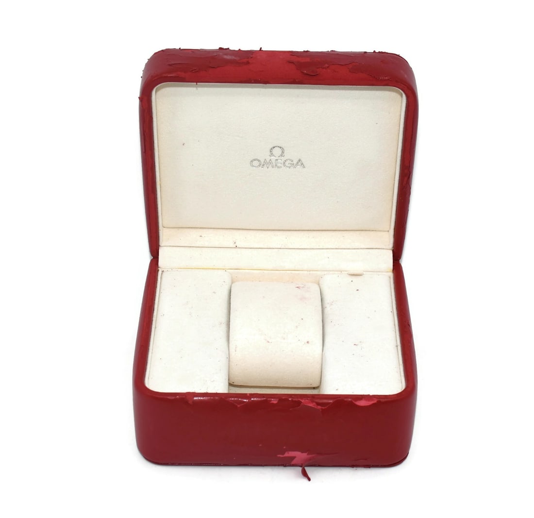 OMEGA Single Watch Presentation Box Red 6X5X3 Inches (1 of 2)