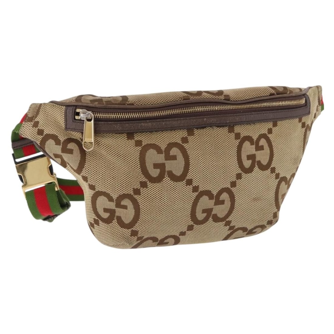 Gucci 696031 GG Canvas Body Bag in Beige Gold: Gucci 696031 GG Canvas Body Bag in Beige Gold Gucci body bag in beige and gold GG canvas, made in Italy. This women's bag is offered as the item only, without the original box or dust bag. Condition i