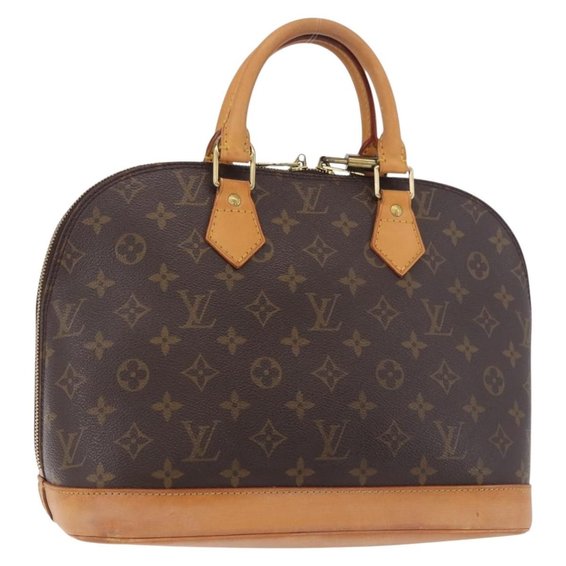 Louis Vuitton Alma M51130 Monogram Canvas Hand Bag France: Louis Vuitton Alma M51130 Monogram Canvas Hand Bag France Louis Vuitton Alma handbag in Monogram canvas with a structured silhouette and classic top-handle design. Made in France, this women's handbag