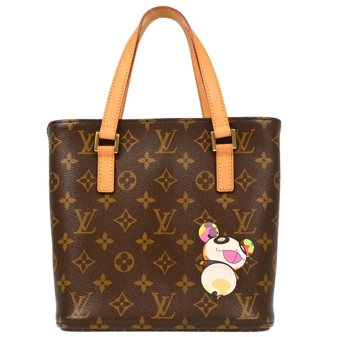 Louis Vuitton Vavin PM Monogram Panda Brown Tote M51173: Louis Vuitton Vavin PM Monogram Panda Brown Tote M51173 Louis Vuitton Vavin PM tote handbag in brown Monogram canvas and leather with double handles and an open top. This women's medium handbag featur