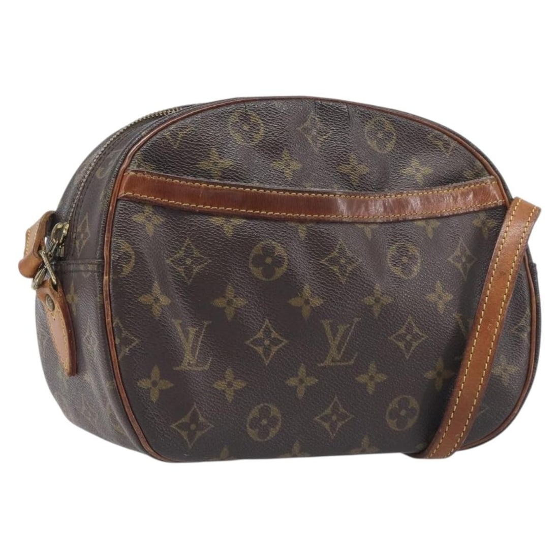 Louis Vuitton Blois Monogram Canvas Shoulder Bag M51221: Louis Vuitton Blois Monogram Canvas Shoulder Bag M51221 Louis Vuitton Blois shoulder bag in Monogram canvas, made in France. This women's bag features an adjustable shoulder strap and a compact silhou