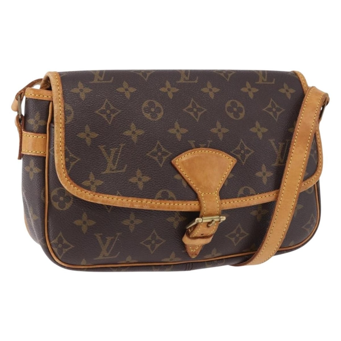 Louis Vuitton M42250 Sologne Monogram Canvas Shoulder Bag: Louis Vuitton M42250 Sologne Monogram Canvas Shoulder Bag Louis Vuitton Sologne shoulder bag in Monogram canvas, made in France. This women's bag includes the item only; box and dust bag are not inclu
