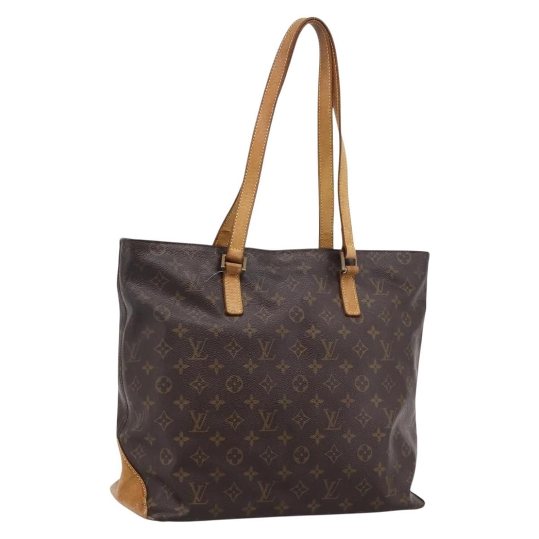 Louis Vuitton M51151 Cabas Mezzo Monogram Canvas Tote: Louis Vuitton M51151 Cabas Mezzo Monogram Canvas Tote Louis Vuitton Cabas Mezzo tote bag in Monogram canvas, designed for women and made in France. This M51151 tote features a spacious silhouette with