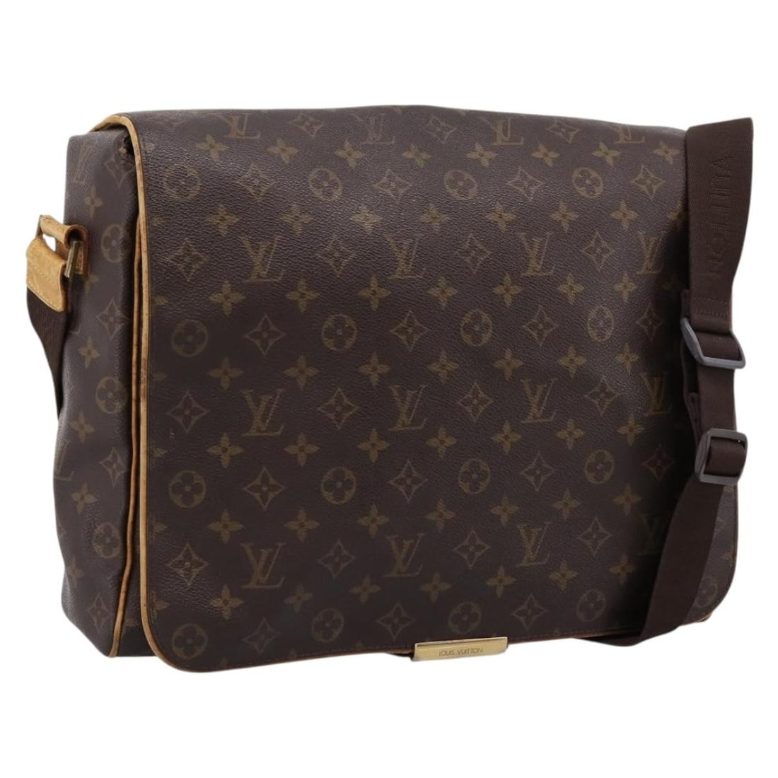 Louis Vuitton M45257 Abbesses Monogram Canvas Shoulder Bag: Louis Vuitton M45257 Abbesses Monogram Canvas Shoulder Bag Louis Vuitton Abbesses shoulder bag in Monogram canvas, made in France. This women's bag includes the item only; box and dust bag are not inc