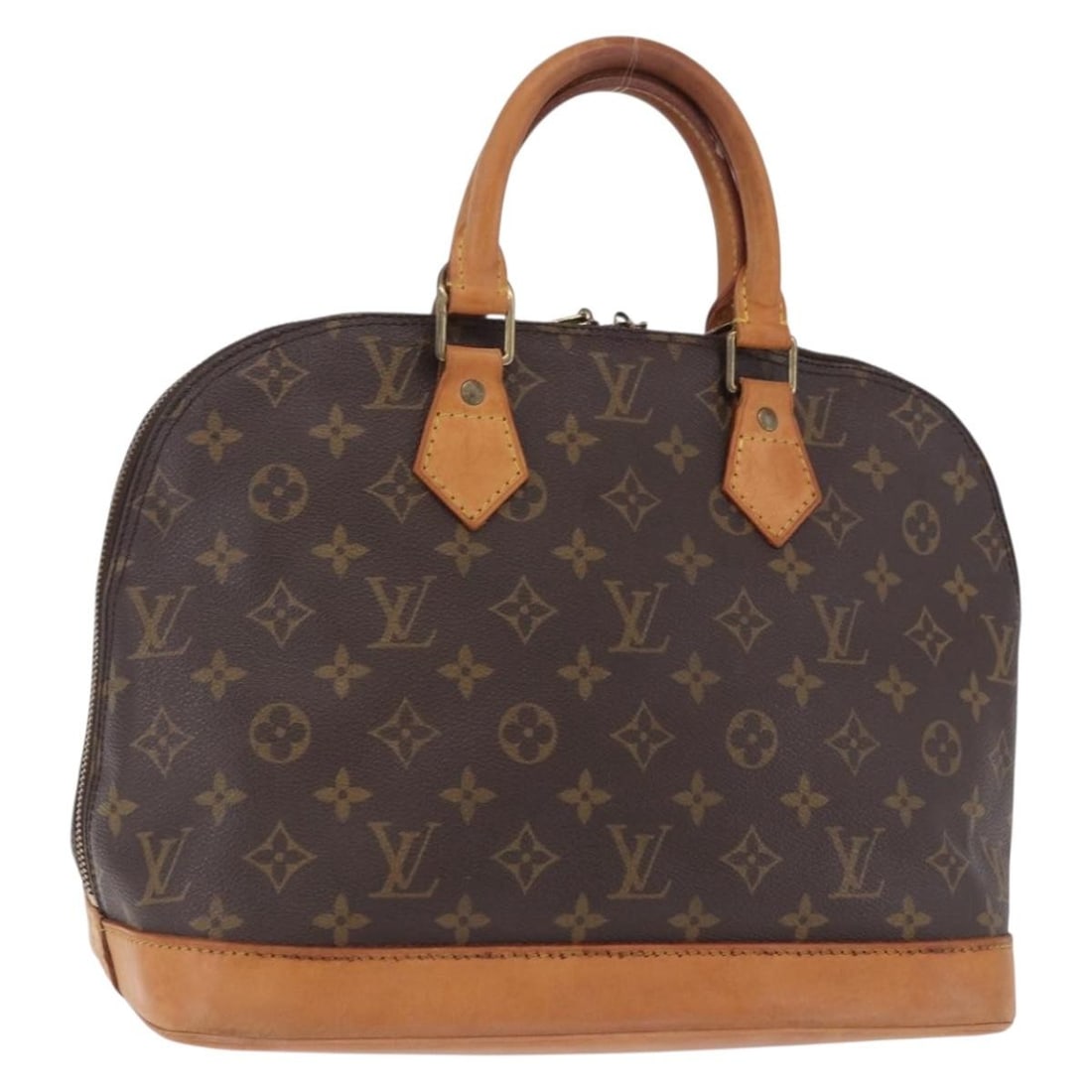 LOUIS VUITTON Alma PM Monogram Canvas Handbag M53151: LOUIS VUITTON Alma PM Monogram Canvas Handbag M53151 Louis Vuitton Alma PM handbag in Monogram canvas, made in France. This women's handbag is offered without the original box or dust bag, and only th