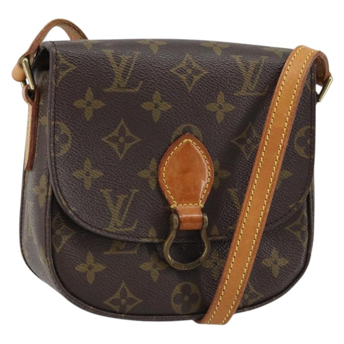 Louis Vuitton M51244 Saint Cloud PM Monogram Canvas Shoulder Bag: Louis Vuitton M51244 Saint Cloud PM Monogram Canvas Shoulder Bag Louis Vuitton Saint Cloud PM shoulder bag in Monogram canvas, made in France. This women's bag includes an adjustable shoulder strap an