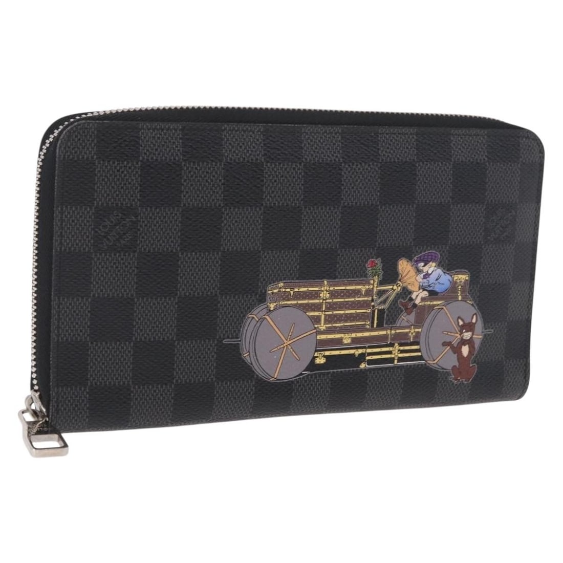 Louis Vuitton N63002 Zippy Organizer Long Wallet Damier Graphite Canvas (1 of 18)