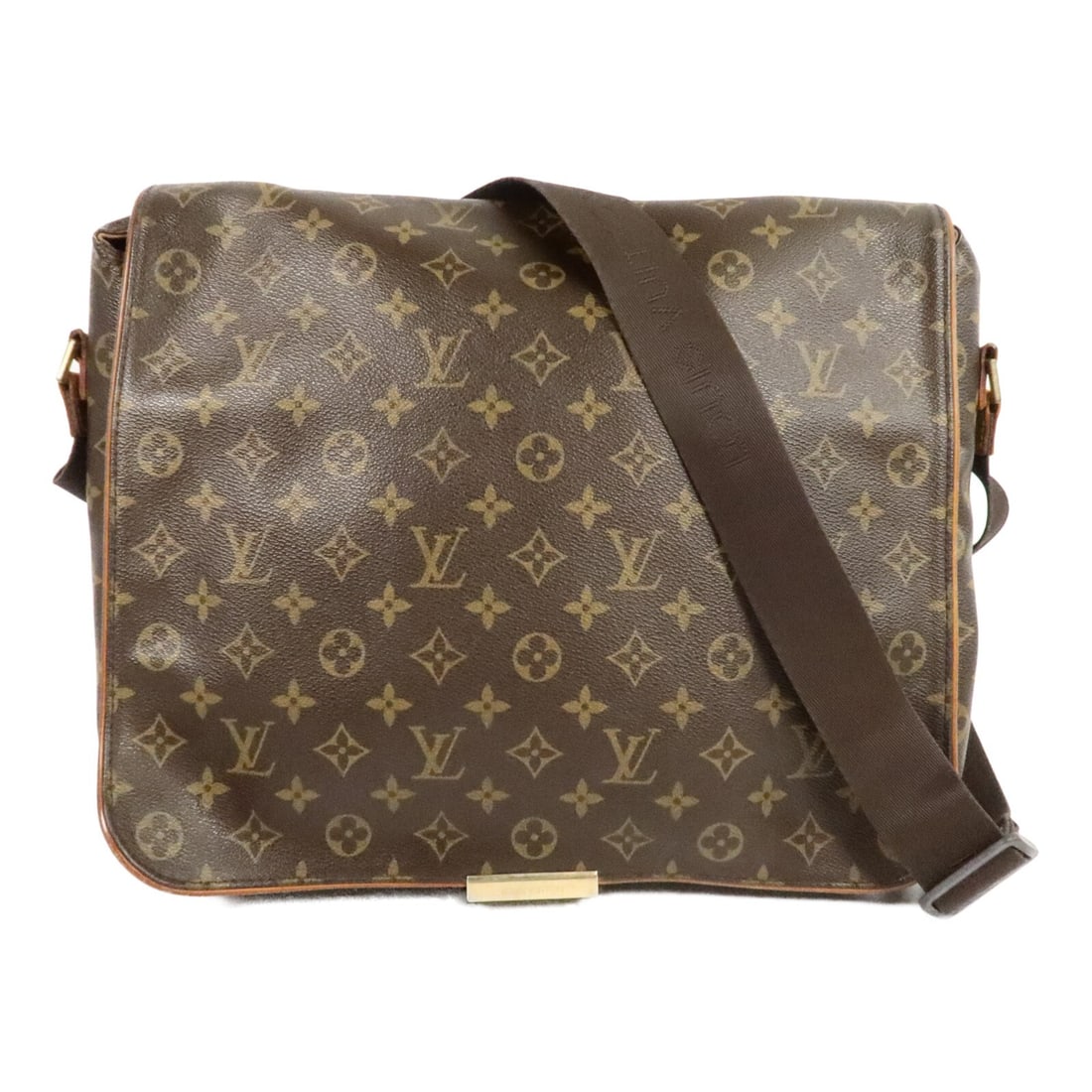 Louis Vuitton Abbesses M45257 Monogram Shoulder Bag Brown: Louis Vuitton Abbesses M45257 Monogram Shoulder Bag Brown Louis Vuitton Abbesses shoulder bag in brown Monogram PVC coated canvas. This men's shoulder bag features a flap design, multiple interior and