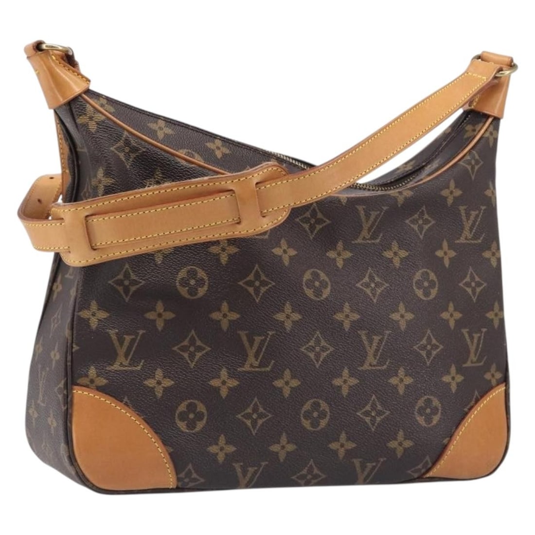 Louis Vuitton M51265 Boulogne 30 Monogram Canvas Shoulder Bag: Louis Vuitton M51265 Boulogne 30 Monogram Canvas Shoulder Bag Louis Vuitton Boulogne 30 shoulder bag in Monogram canvas, model M51265, made in France. This women's bag features an adjustable shoulder 