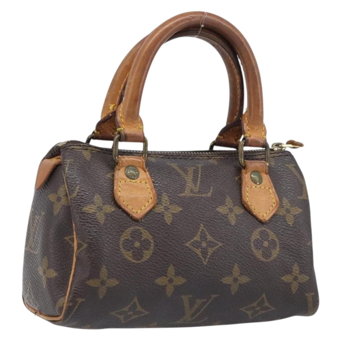 Louis Vuitton M41534 Mini Speedy Monogram Canvas Handbag: Louis Vuitton M41534 Mini Speedy Monogram Canvas Handbag Louis Vuitton Monogram Mini Speedy handbag in Monogram canvas, made in France. This women's handbag is offered without the original box or dust