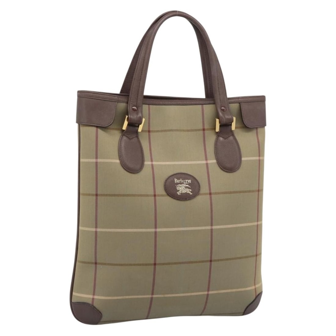 Burberrys Nova Check Canvas Tote Beige Gold Womens Bag: Burberrys Nova Check Canvas Tote Beige Gold Womens Bag Burberrys Nova Check tote bag in canvas with a beige and gold colorway. This women's tote has a slim profile and includes only the bag shown. Con
