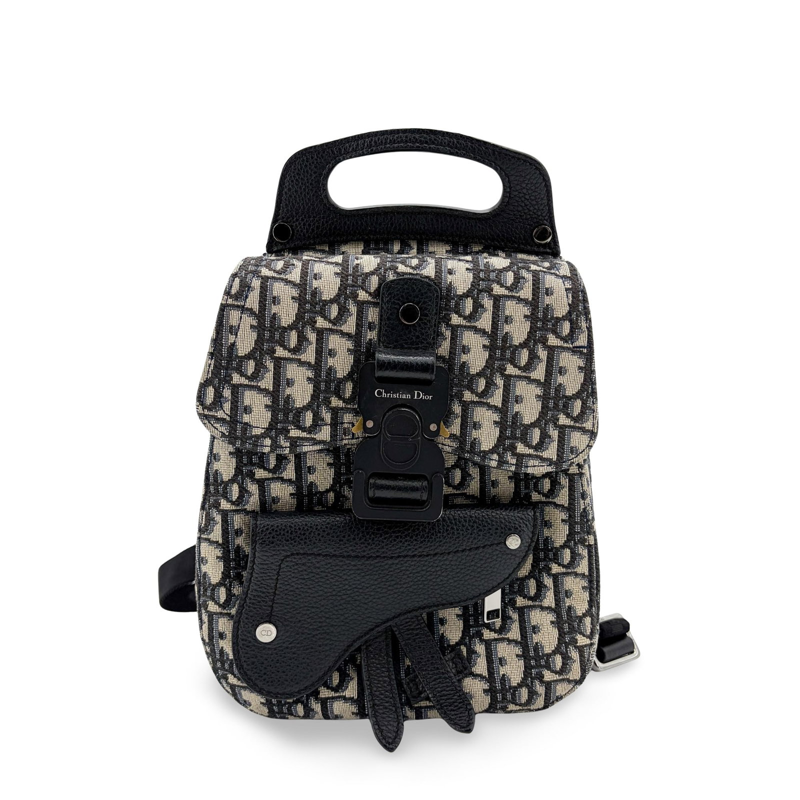 Christian Dior Saddle Canvas Bag Beige (1 of 14)
