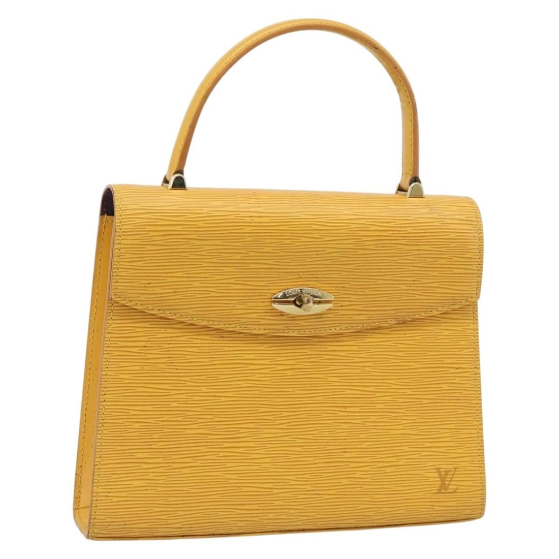 Louis Vuitton Malesherbes Epi Leather Handbag Tassili Yellow M52379 (1 of 18)