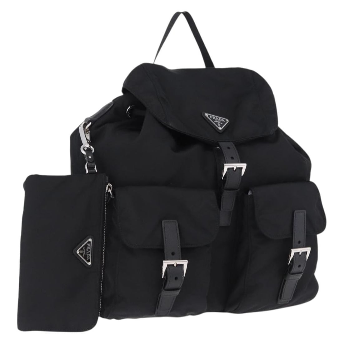 PRADA Black Nylon Backpack with Dust Bag and Pouch (1 of 18)